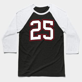 Number Twenty Five 25 Baseball T-Shirt